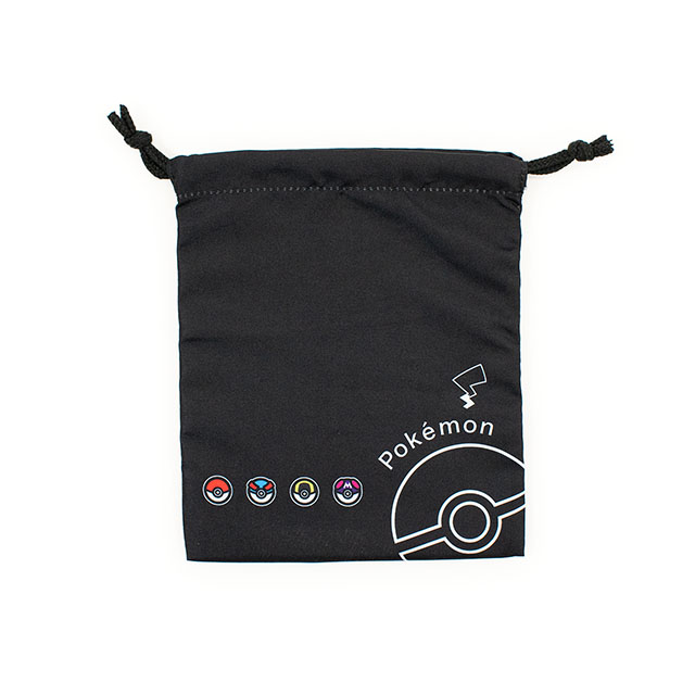 完成品 ポケットモンスター モンスターボール 巾着袋S(LPK7-951) クロ 14yy88_