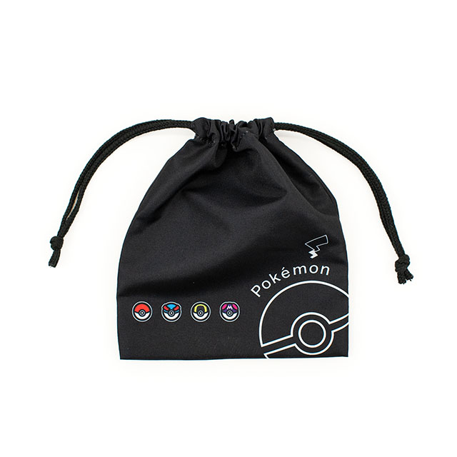 完成品 ポケットモンスター モンスターボール 巾着袋S(LPK7-951) クロ 14yy88_