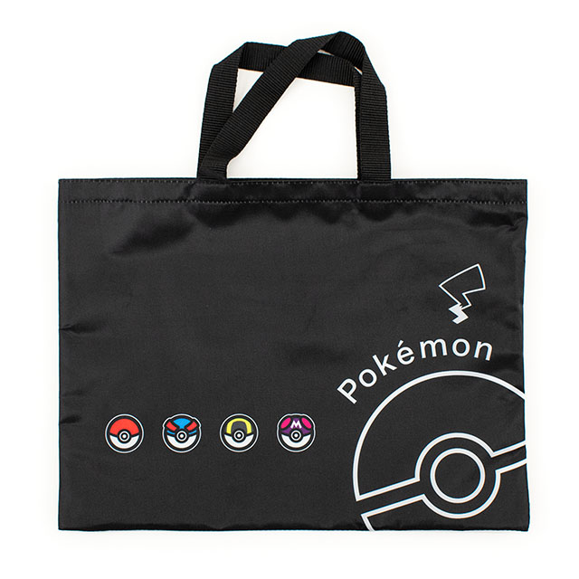 完成品 ポケットモンスター モンスターボール レッスンバッグ(LPK7-2381) クロ 14yy88_