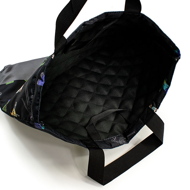 完成品 マインクラフト キルティングレッスンバッグ(F8620YB) N9.ブラック 14yy88_