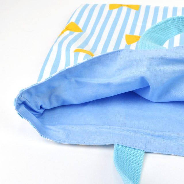 完成品 レッスンバッグ(20BAG-L) リボンBL 09Ad07_