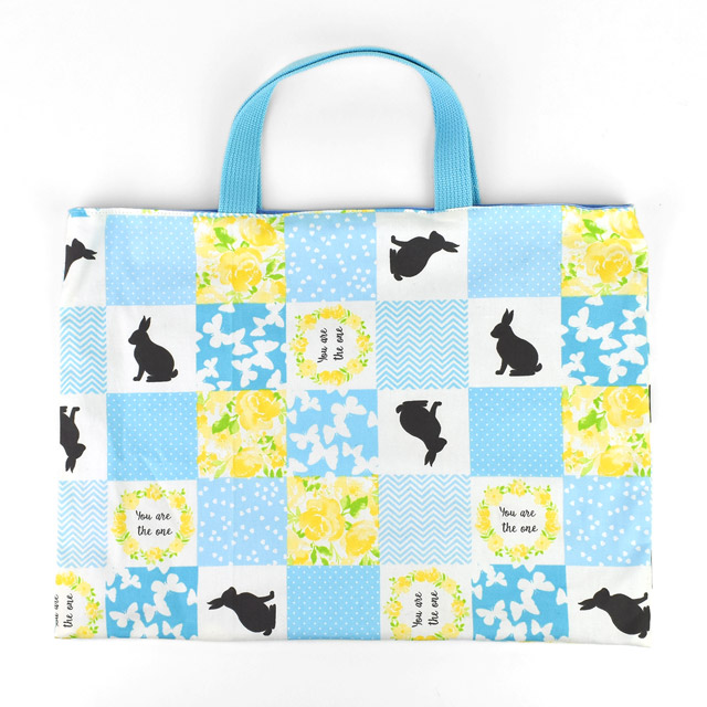 完成品 レッスンバッグ(20BAG-L) パッチBL 09Ad07_