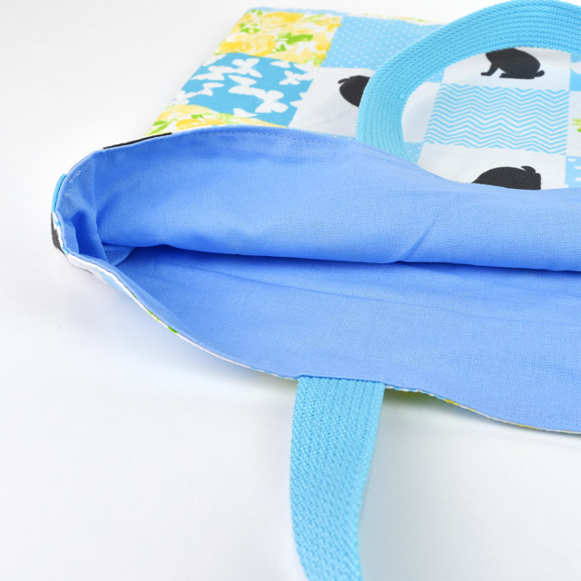 完成品 レッスンバッグ(20BAG-L) パッチBL 09Ad07_