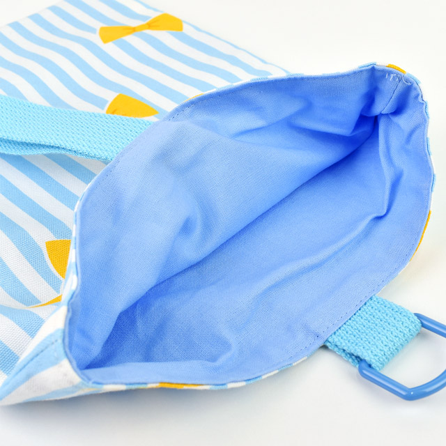 完成品 シューズケース(20BAG-S) リボンBL 09Ad07_