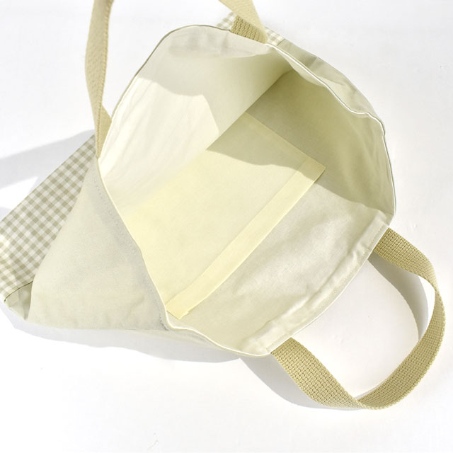 完成品 レッスンバッグ(23BAG-L) BE.ベージュ/セージグレー 09Ad07_