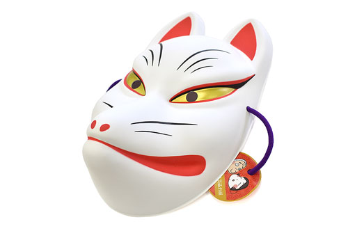 狐のお面(白狐) 07Cn99_