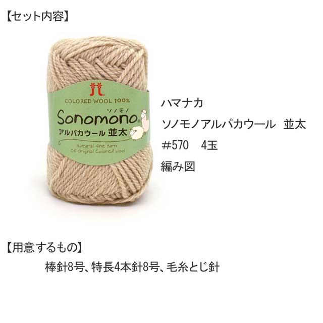 あみだおれフェス限定手編みキット 棒針編みのビスチェ(320000947) 06Co99_