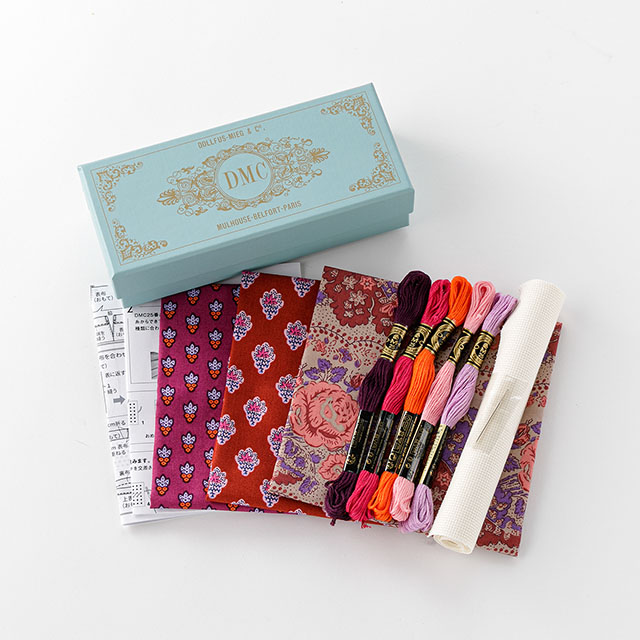 刺しゅうキット SOULEIADO×DMC 刺しゅうキット(SKDM-01A) ピンク 06Bi99_