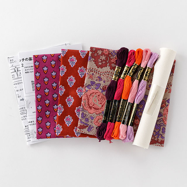 刺しゅうキット SOULEIADO×DMC 刺しゅうキット(SKDM-01A) ピンク 06Bi99_