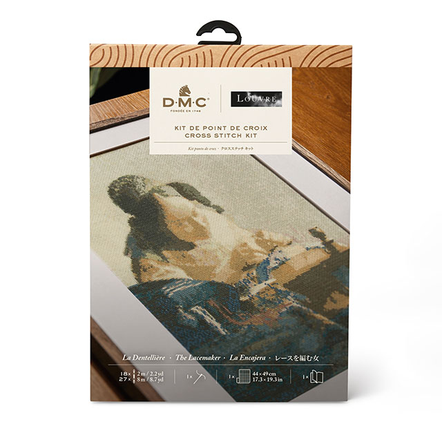 刺しゅうキット DMC×ルーヴル美術館 Le Louvre Collection クロスステッチキット フェルメール 「レースを編む女」(BK1971/81) 06Bi99_