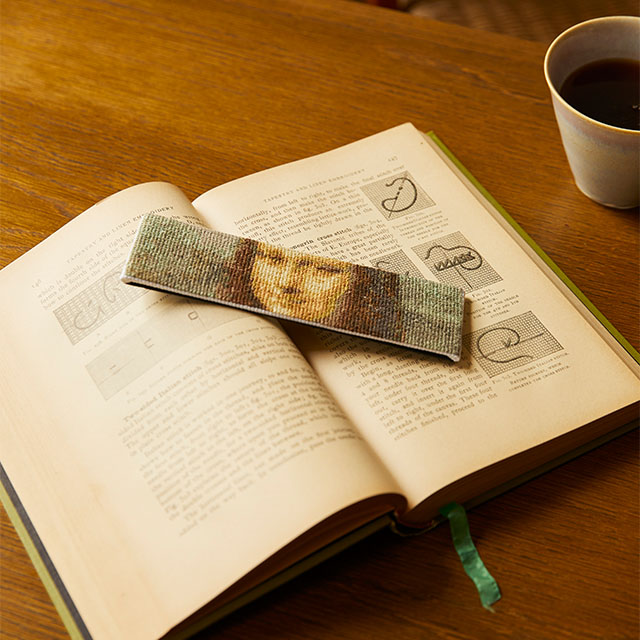 刺しゅうキット DMC×ルーヴル美術館 Le Louvre Collection クロスステッチキット ブックマーク ダ・ヴィンチ 「モナ・リザ」(BK1973/81) 06Bi99_