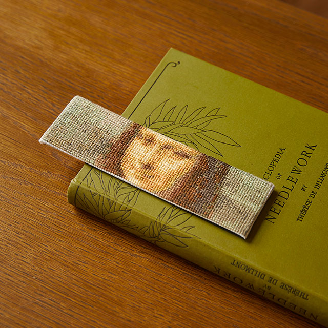 刺しゅうキット DMC×ルーヴル美術館 Le Louvre Collection クロスステッチキット ブックマーク ダ・ヴィンチ 「モナ・リザ」(BK1973/81) 06Bi99_