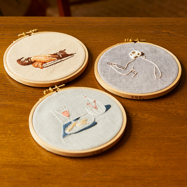 刺しゅうキット DMC×ルーヴル美術館 Le Louvre Collection フリーステッチキット ダ・ヴィンチ 「モナ・リザ」より モナ・リザの手元(TB185/81) 06Bi99_