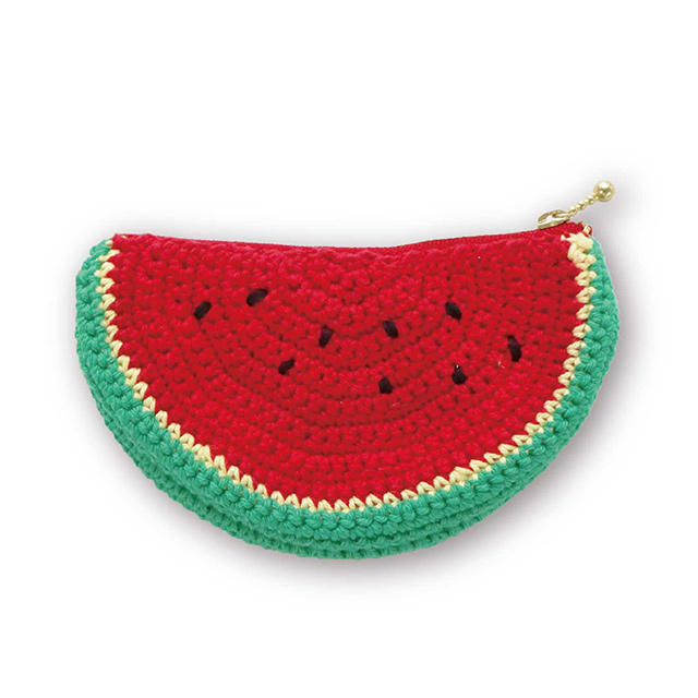 手編みキット フルーツポーチキット スイカ（DNK-04）  06Co99_