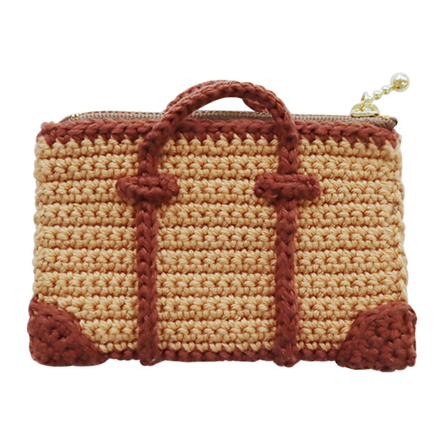 手編みキット レトロポーチキット トランク（DNK-08）  06Co99_