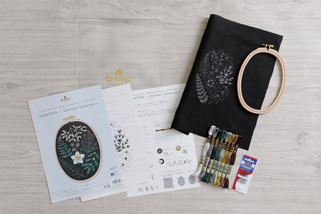 刺しゅうキット DMC×樋口愉美子 WINTER Winter Silence(JPT24) 06Bi99_