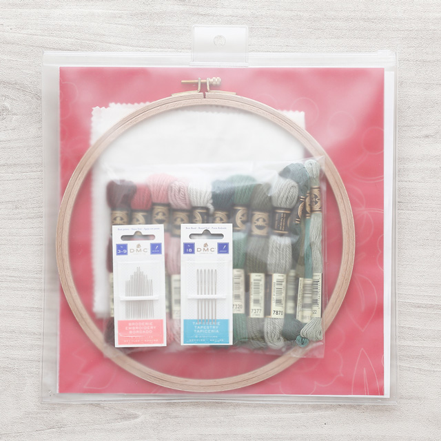 刺しゅうキット DMC×樋口愉美子 Pink Garden/ピンクの園(JPT37) 06Bi99_