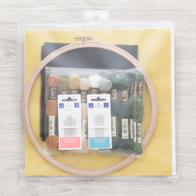 刺しゅうキット DMC×樋口愉美子 Yellow Wild Flower/黄色い野花(JPT38) 06Bi99_