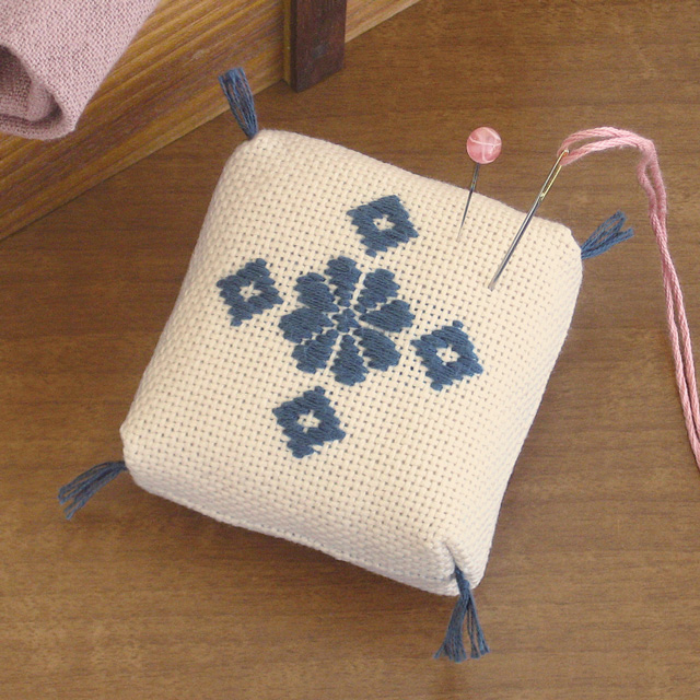 オリムパス こぎん刺しキット ピンクッション(8) ベージュ 06Zz99_