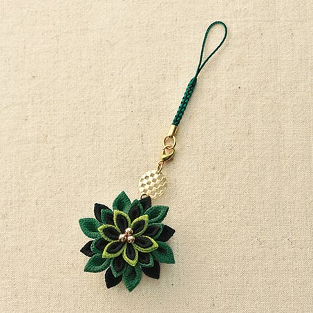 京ちりめんつまみ細工根付 大正ロマンキット(LH461) 市松 06Bz99_