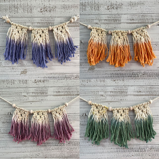マクラメキット メルヘンアート DIP DYE MACRAME ガーランドキット 06Bz99_