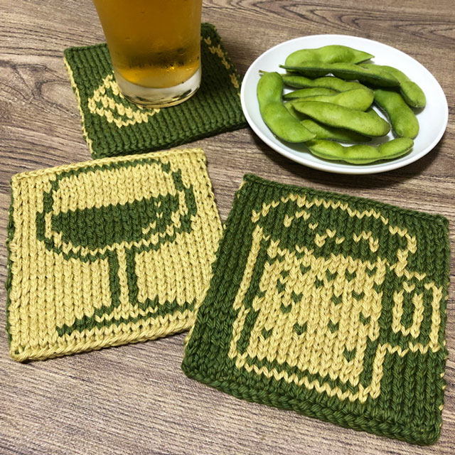 手編みキット アンデミーテ・ウラモミーテ コースターキット ちょい飲みシリーズ 06Co99j