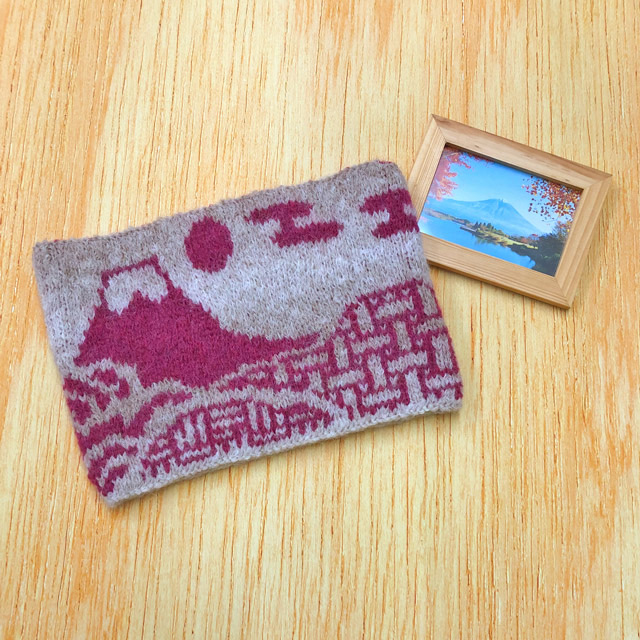 手編みキット アンデミーテ・ウラモミーテ スヌードキット 和柄 06Co99j