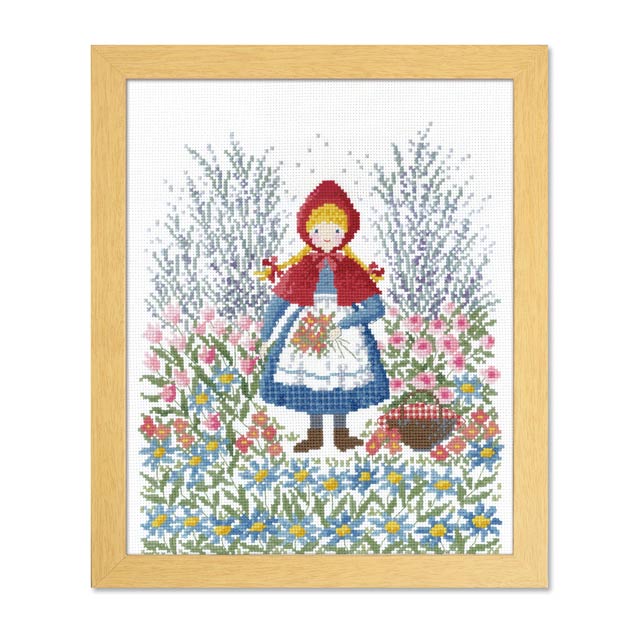 刺しゅうキット オリムパス クロスステッチ 夢見る童話の世界 赤ずきんちゃん(7520) 06Zz99_