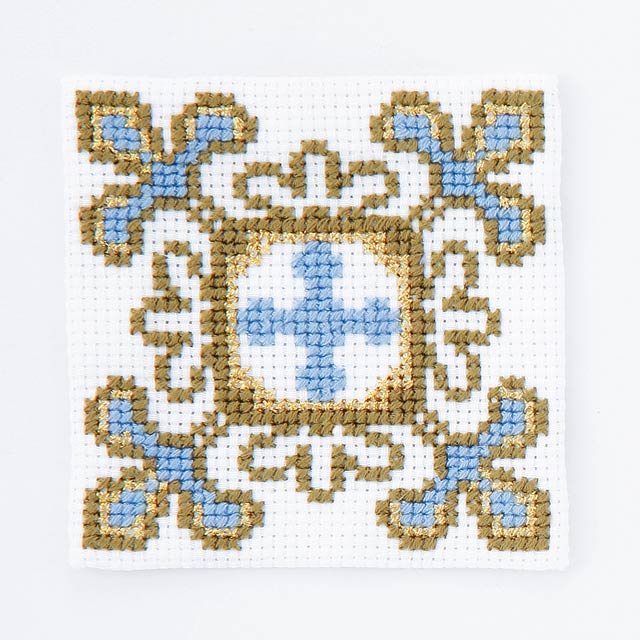 刺しゅうキット オリムパス クロスステッチ コースター マイスタイル グレイス(9072) 06Bi99_