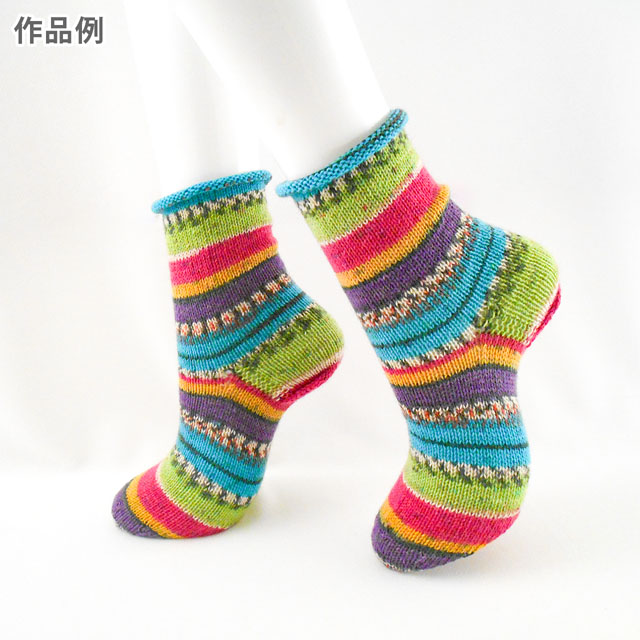手編みキット Opal-オパール- 平和の靴下セット 四角針 気仙沼四季 06Co99j