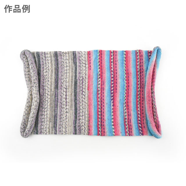 手編みキット Opal-オパール- 腹巻帽子の編み方セット 四角針 KFS110×128 06Co99j