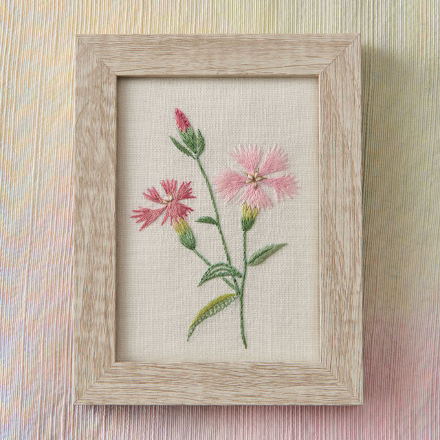 刺しゅうキット 戸塚刺しゅう 一輪の花刺しゅう ナデシコ（511） 06Bi99_