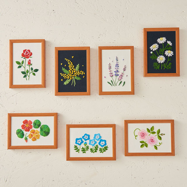 刺しゅうキット 戸塚刺しゅう wild flowers(549) red rose 06Bi99_