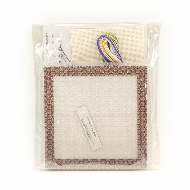 刺しゅうキット 戸塚刺しゅう 花の色 クロスステッチキット(829) トルコキキョウ 06Bi99_