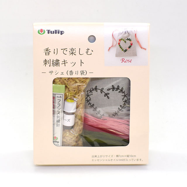 刺しゅうキット 香りで楽しむ刺繍キット(EK-201) ローズ 06Bi99_