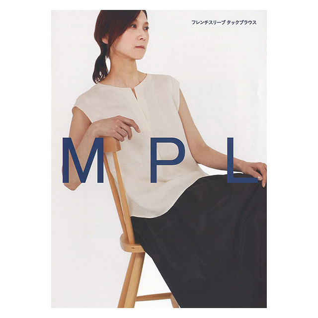 ソーイングパターン(型紙) MPL フレンチスリーブタックブラウス(M183) 09Bn31_
