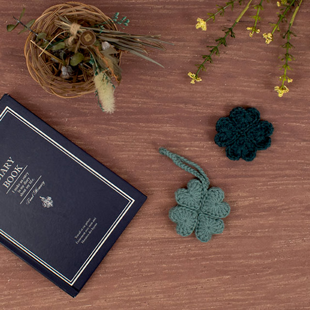 レシピNo.OKH-0016 クローバーのモチーフ&チャーム(SM24-6)