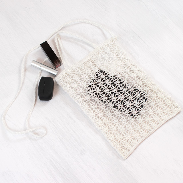 レシピNo.OKH-0026 キラキラ糸の2wayバッグ