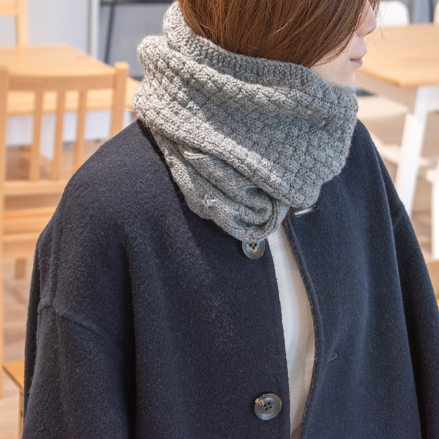 レシピNo.OKH-0045 模様編みのスヌード(SM24-2)