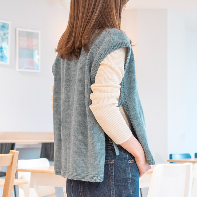 レシピNo.OKH-0058 サイド開きベスト（Q22-1）