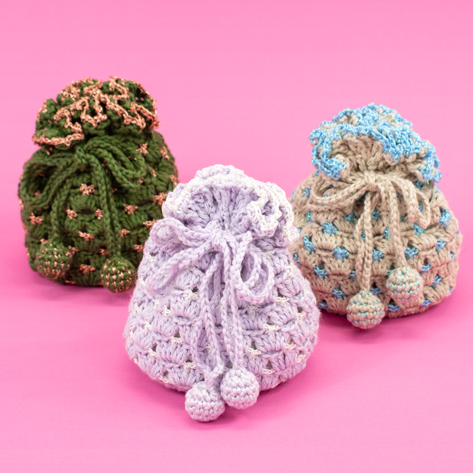 レシピNo.OKH-0079 ドット模様のまんまるきんちゃく（Q26-5）