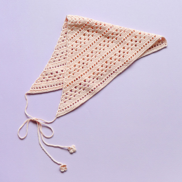 レシピNo.OL-32 自然のつむぎSEN 1玉でつくる バブーシュカ（N25-4）