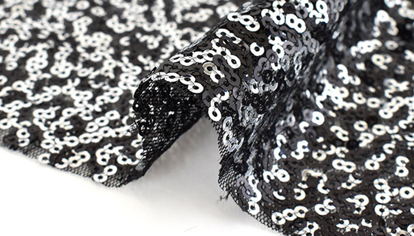 スパンコール装飾生地